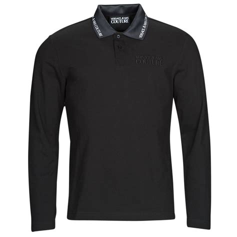 versace polo lange mouw|Versace polo for men.